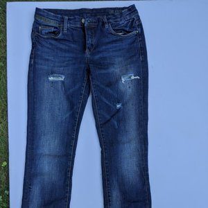 BLANKNYC Dark Blue Distressed Jeans
